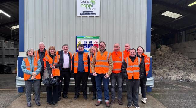 EDDC officers and councillors visit NappiCycle