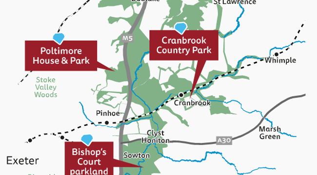 where is the Clyst Valley Regional Park
