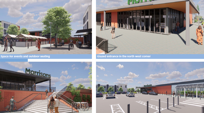 Artist impression of Cranbrook town centre. (c) HDD