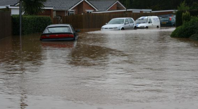 Previous flooding in feniton 