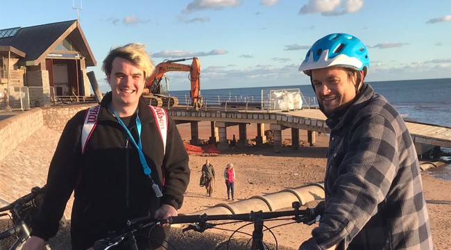 Cllr Paul Millar and Tom Buxton-Smith