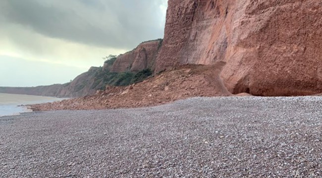 Budleigh Cliff Fall 06.12.2021