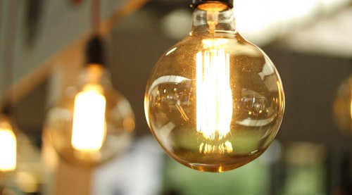 Picture of powered light bulb by Burak Kebapci