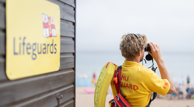 RNLI lifeguard