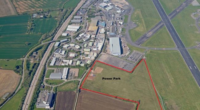 Power Park, Exeter and East Devon Enterprise Zone. Near Exeter Airport