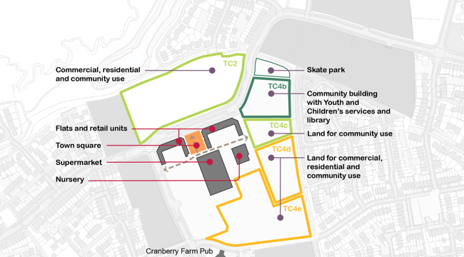 plan for Cranbrook town centre