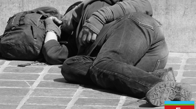 Rough sleeper, homeless