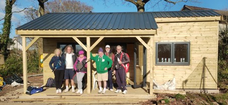 New pavilion built for Woodbury Tennis Club.