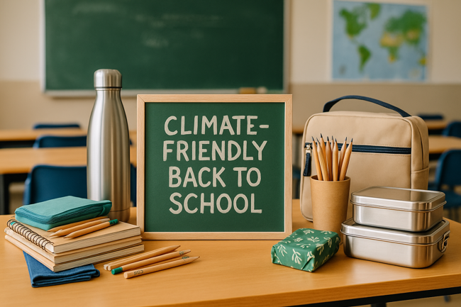 climate friendly back to school eco supply image