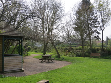 New picnic tables at Goosefield Millennium Green