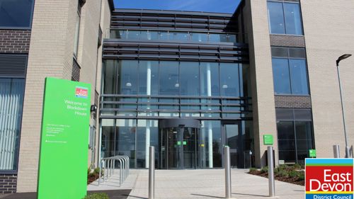 Blackdown House with Logo