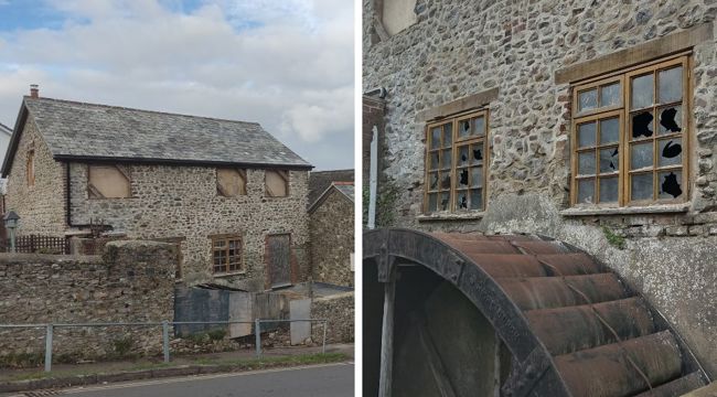 Photos of the derelict Honiton Mill