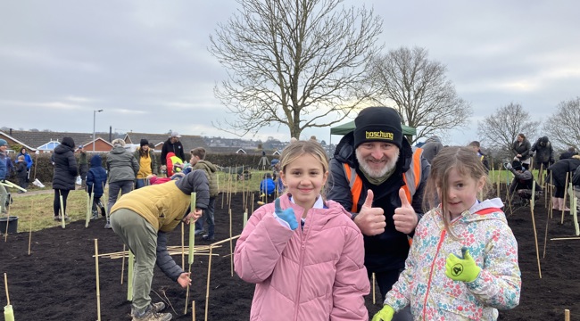 Second Tiny Forest Planted in Exmouth’s Brixington Park