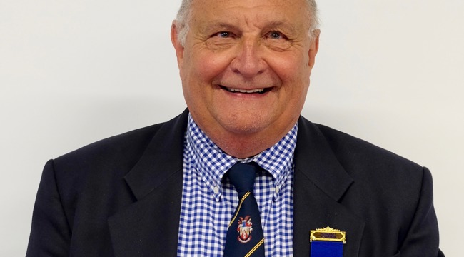 East Devon District Council's Honorary Alderman David Atkins.