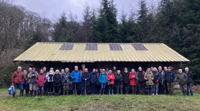 Countryside volunteers at Offwell Woods