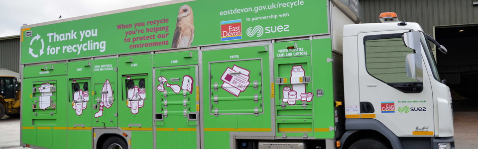 Recycling vehicle