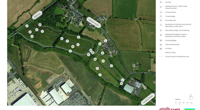 Clyst Meadows proposed masterplan