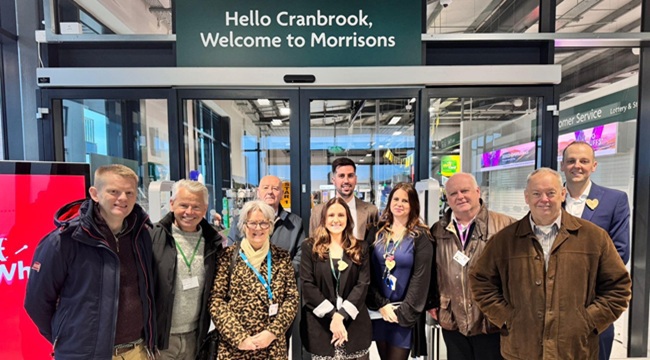 Opening of Morrisons supermarket in Cranbrook