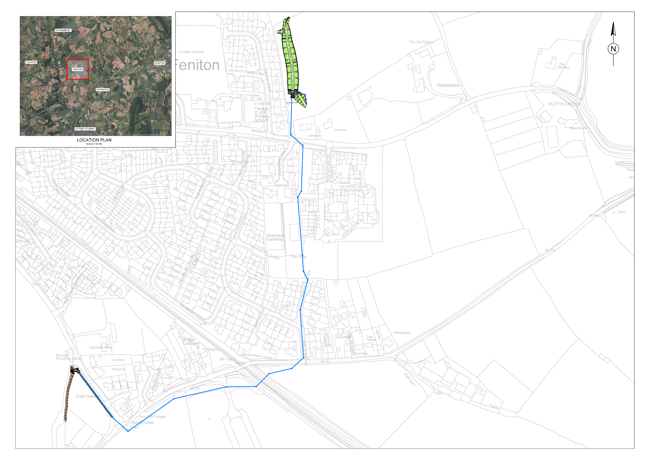 Feniton A1 plan map